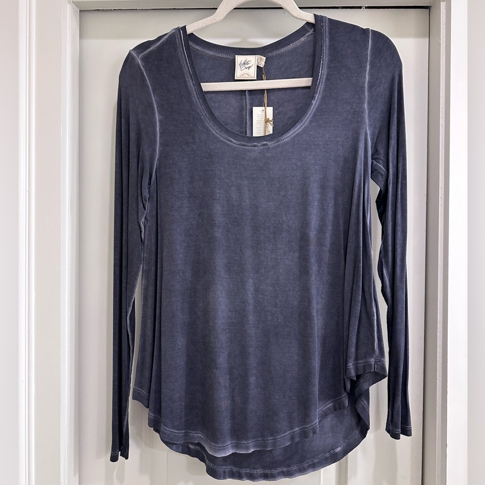 White Crow Lilly Washed Long Sleeve Top - Picture 2 of 7